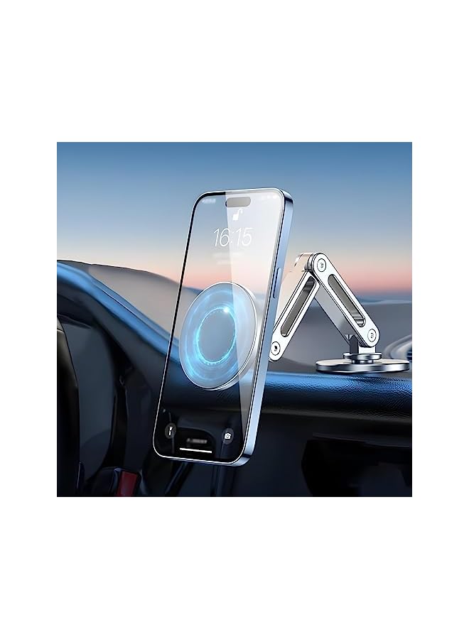 S-TOP Universal 360° PRO, Magnetic Suction Car Phone Holder Stylish Magnetic Car Phone Holder, Phone Mount for Car, with Adjustable Arm (PINK) - Image 2