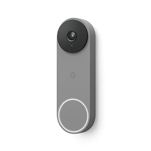 Google Nest Doorbell Wired 2nd Gen Wired Video Doorbell Camera Doorbell Security Camera Ash - Image 1