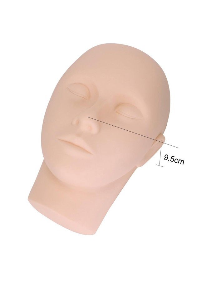 Yimart Pro Mannequin Training Head Cosmetology Eyelash Eye Extension Practice Makeup Face Treatment Tools(standar Head) - Image 5