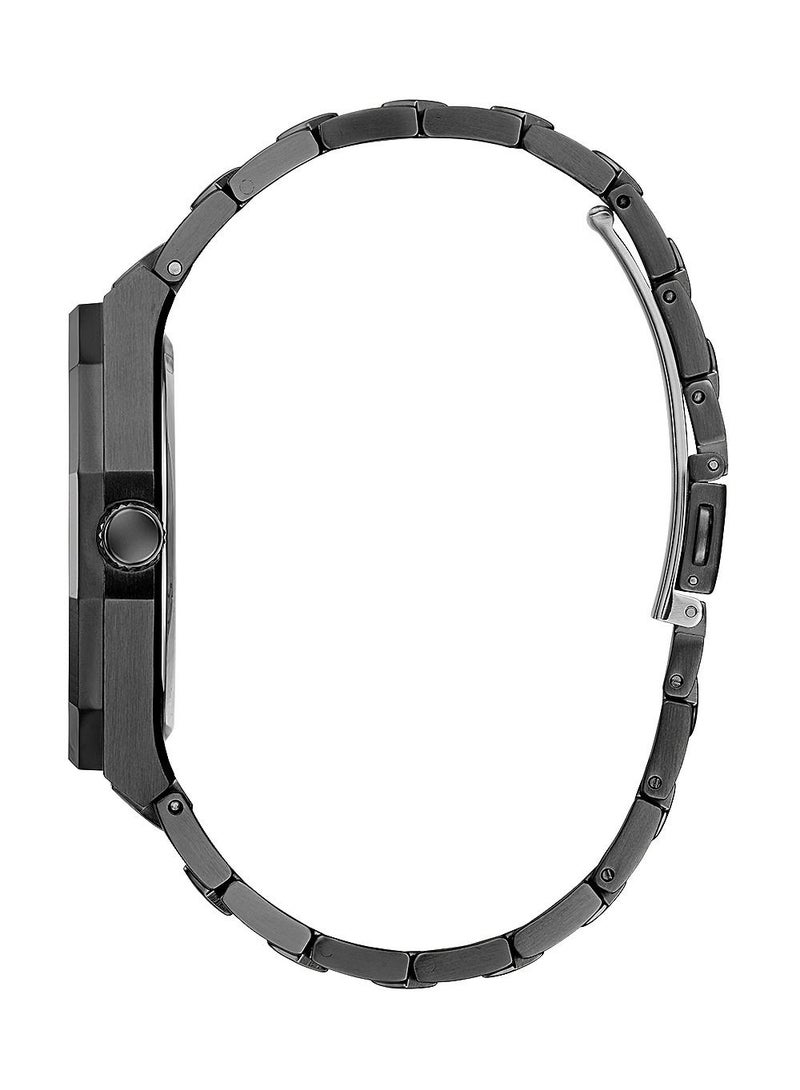 Guess Mens Black Case Black Stainless Steel Watch GW0575G3 - Image 4
