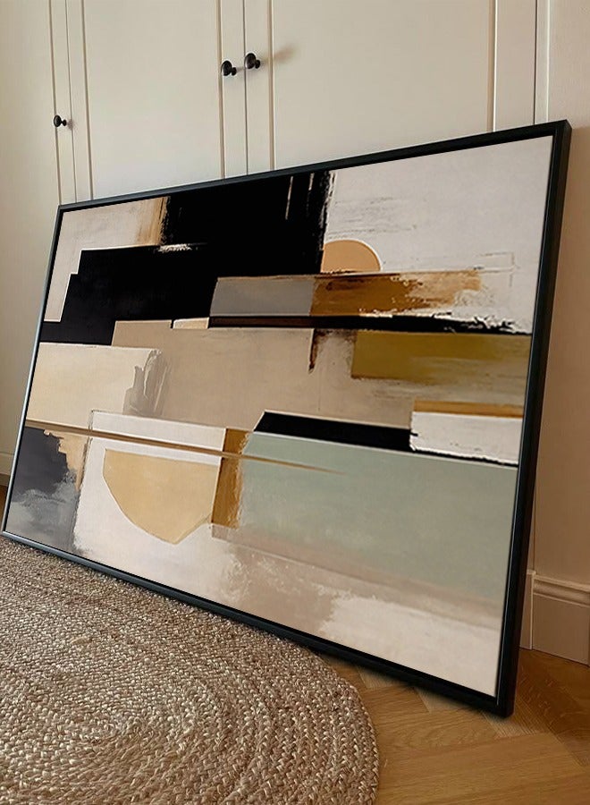 4gdran Canvas Wall Art For Wall Decoration Abstract Design With A Hollow Frame Size 120x80cm One Piece  - Image 2