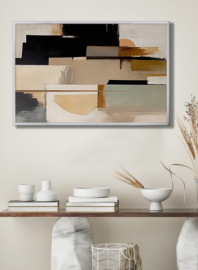 4gdran Canvas Wall Art For Wall Decoration Abstract Design With A Hollow Frame Size 120x80cm One Piece  - Image 3