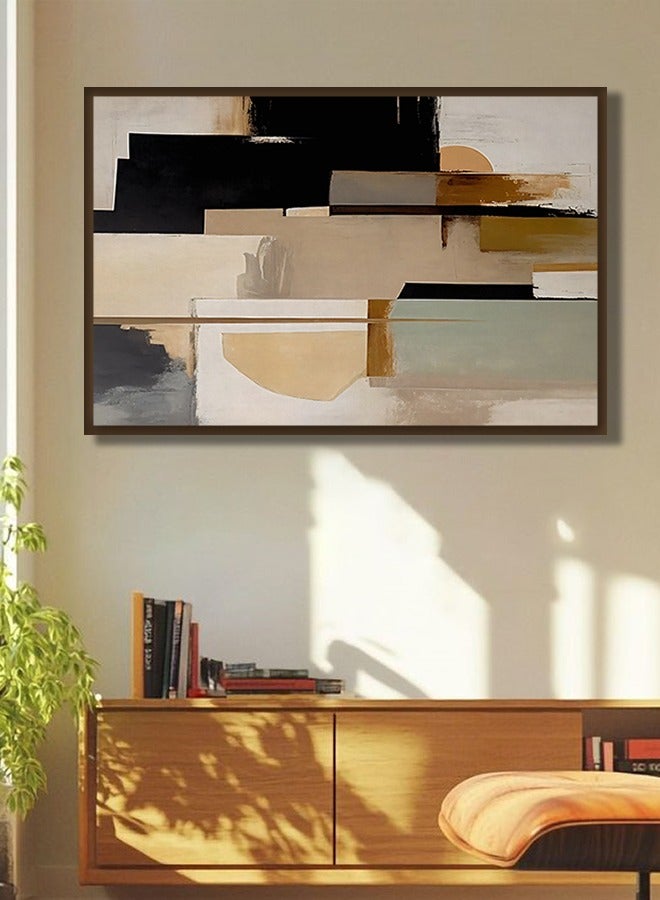 4gdran Canvas Wall Art For Wall Decoration Abstract Design With A Hollow Frame Size 120x80cm One Piece  - Image 4