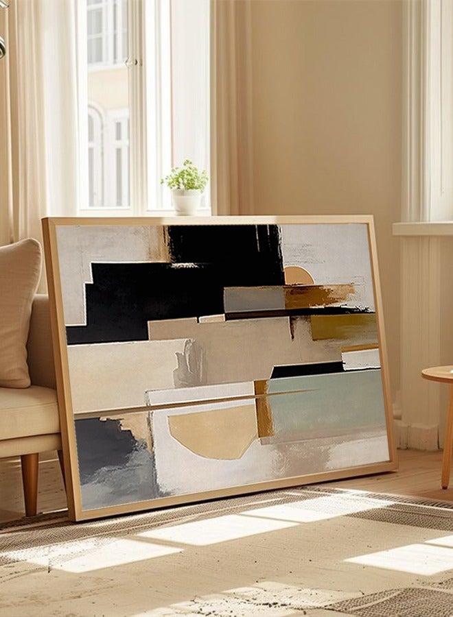 4gdran Canvas Wall Art For Wall Decoration Abstract Design With A Hollow Frame Size 120x80cm One Piece  - Image 5