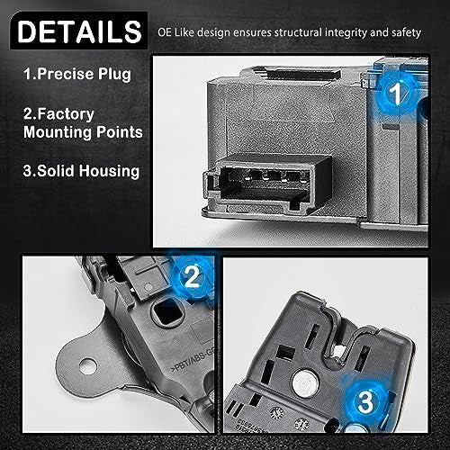 GELAIDI Trunk Latch Actuator for Chevrole Chevy Cruze Impala Malibu Sonic Corvette Camaro Buick Regal Lacrosse Verano Allure Cadillac ATS ELR XTS CTS Replace OE13501988 940-108 - Image 3
