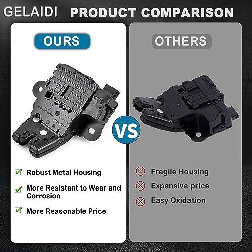 GELAIDI Trunk Latch Actuator for Chevrole Chevy Cruze Impala Malibu Sonic Corvette Camaro Buick Regal Lacrosse Verano Allure Cadillac ATS ELR XTS CTS Replace OE13501988 940-108 - Image 4