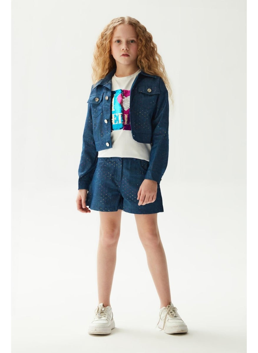 Fracomina Girl Dark Blue Jacket  - Image 1