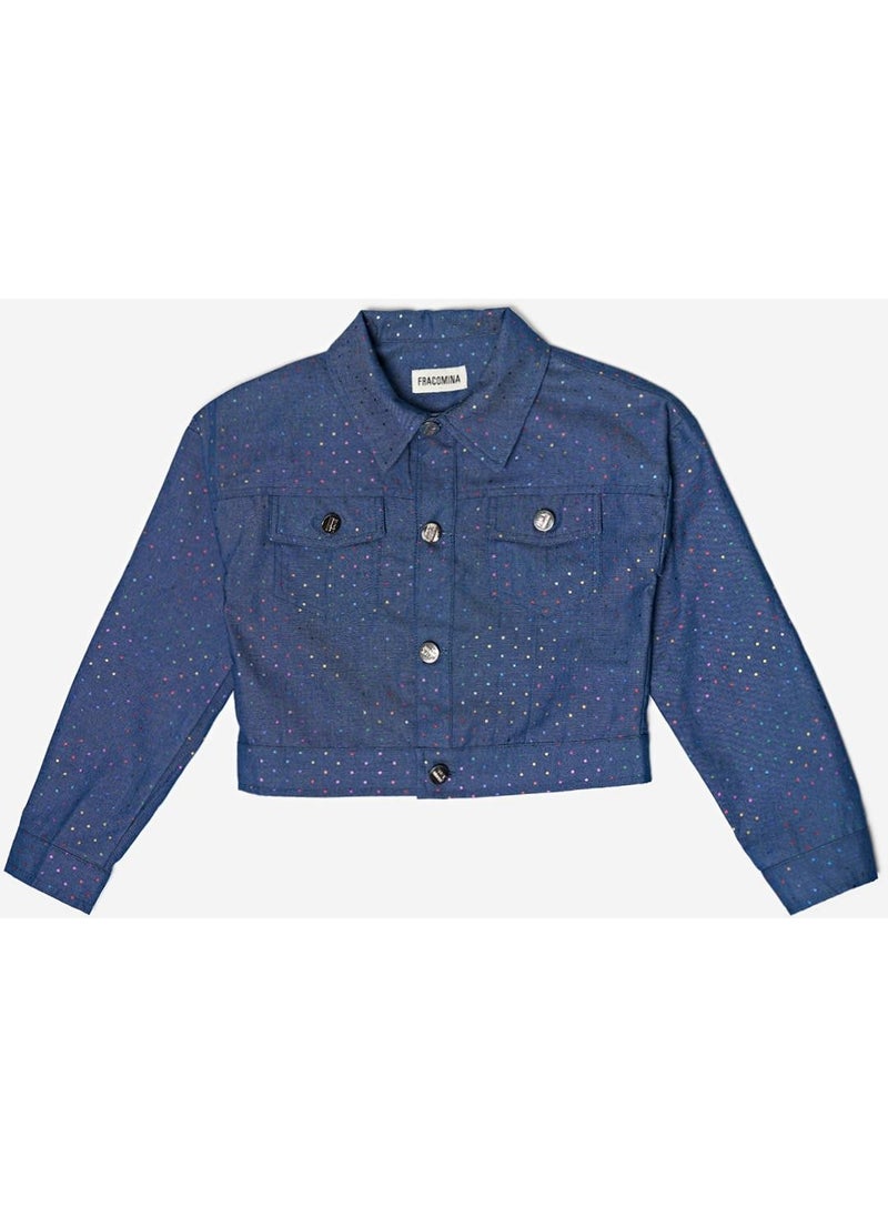Fracomina Girl Dark Blue Jacket  - Image 5