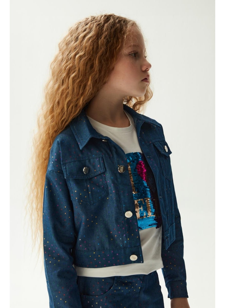 Fracomina Girl Dark Blue Jacket  - Image 3