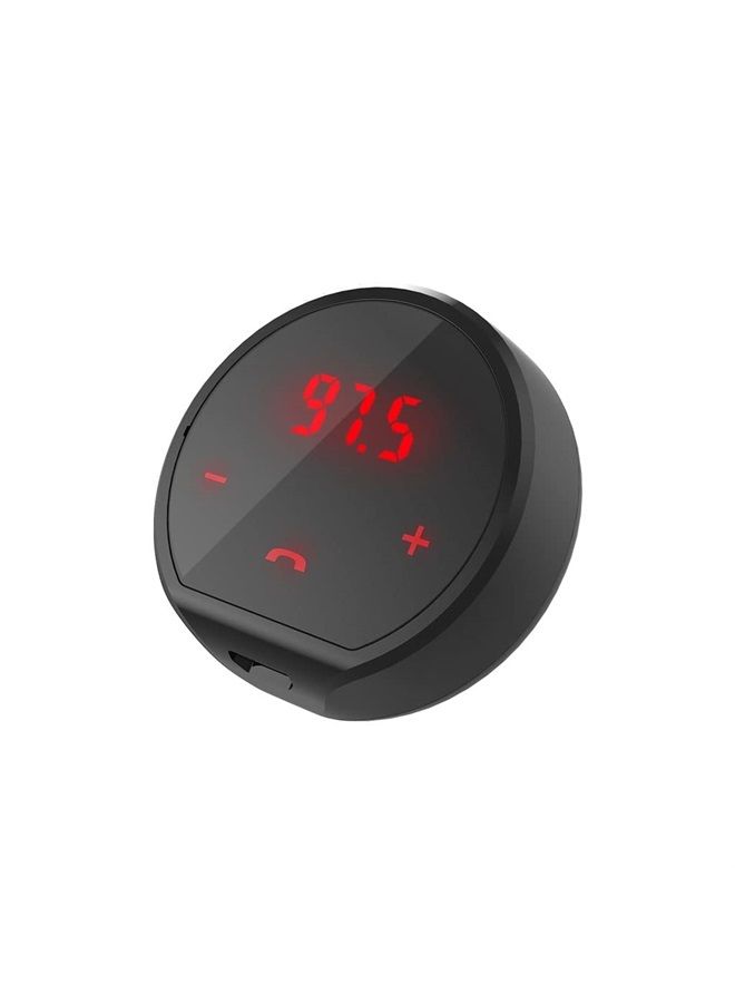 Avantree CK310 Bluetooth FM Transmitter for Car, Wireless Radio Adapter Hands Free Car kit with Magic Tape, Auto Power On Off with Car, Rechargeable Or USB Wired, Stereo Receiver for Music Call, 7H 