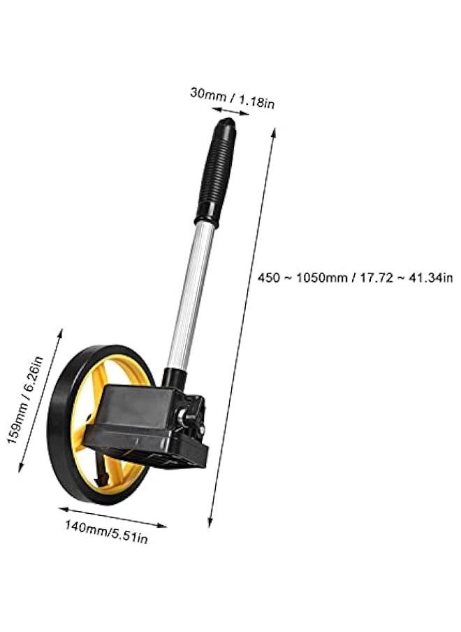 Generic Anti-Deformation Distance Measuring Wheel, Distance Wheel, Portable Construction Workers for Surveyors(Small wheel)  - Image 4