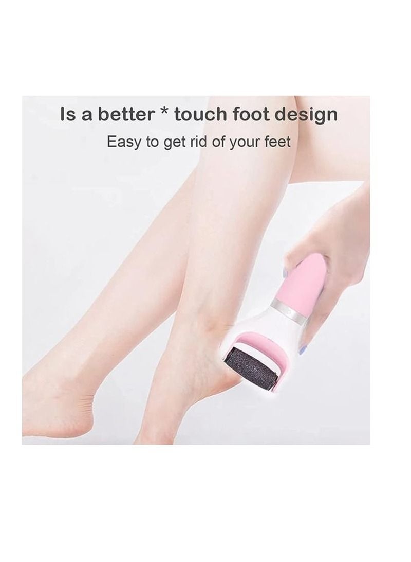 ORiTi Electric Foot File Hard Skin Remover 1pcs Hard Skin Remover Cordless Rechargeable Charging and IPX7 Waterproof Wet & Dry Use for Cracked Heels Calluses - Image 4