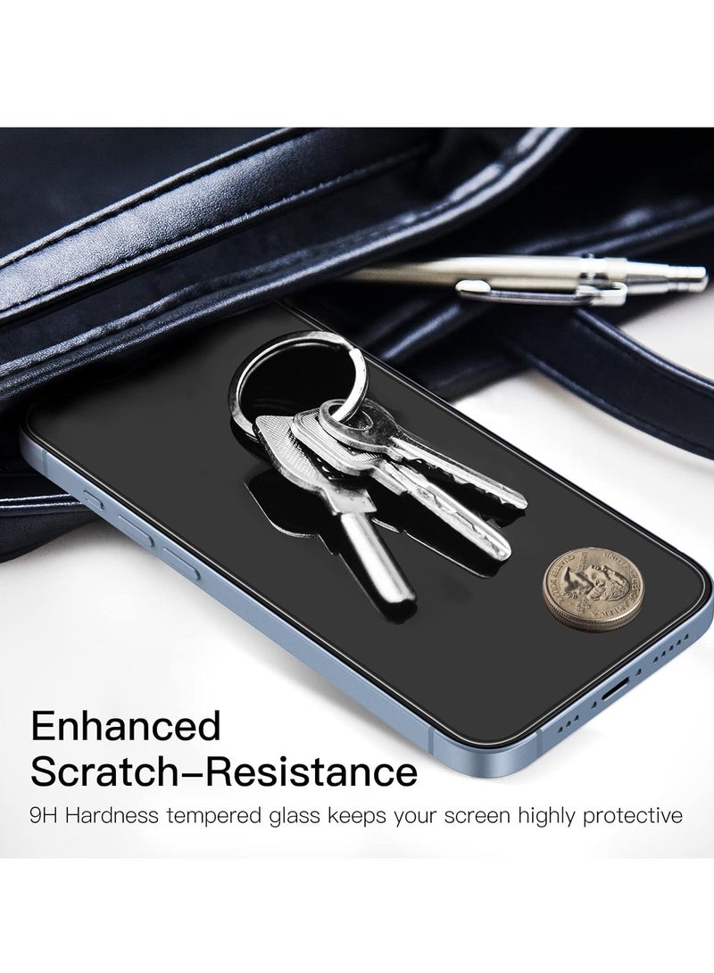 جي تيك واقي شاشة لهاتف آيفون 14 6.1 بوصة من الزجاج المقسى 3 عبوات - Image 4