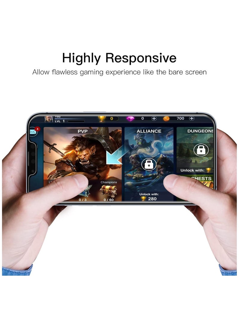 جي تيك واقي شاشة لهاتف آيفون 14 6.1 بوصة من الزجاج المقسى 3 عبوات - Image 5