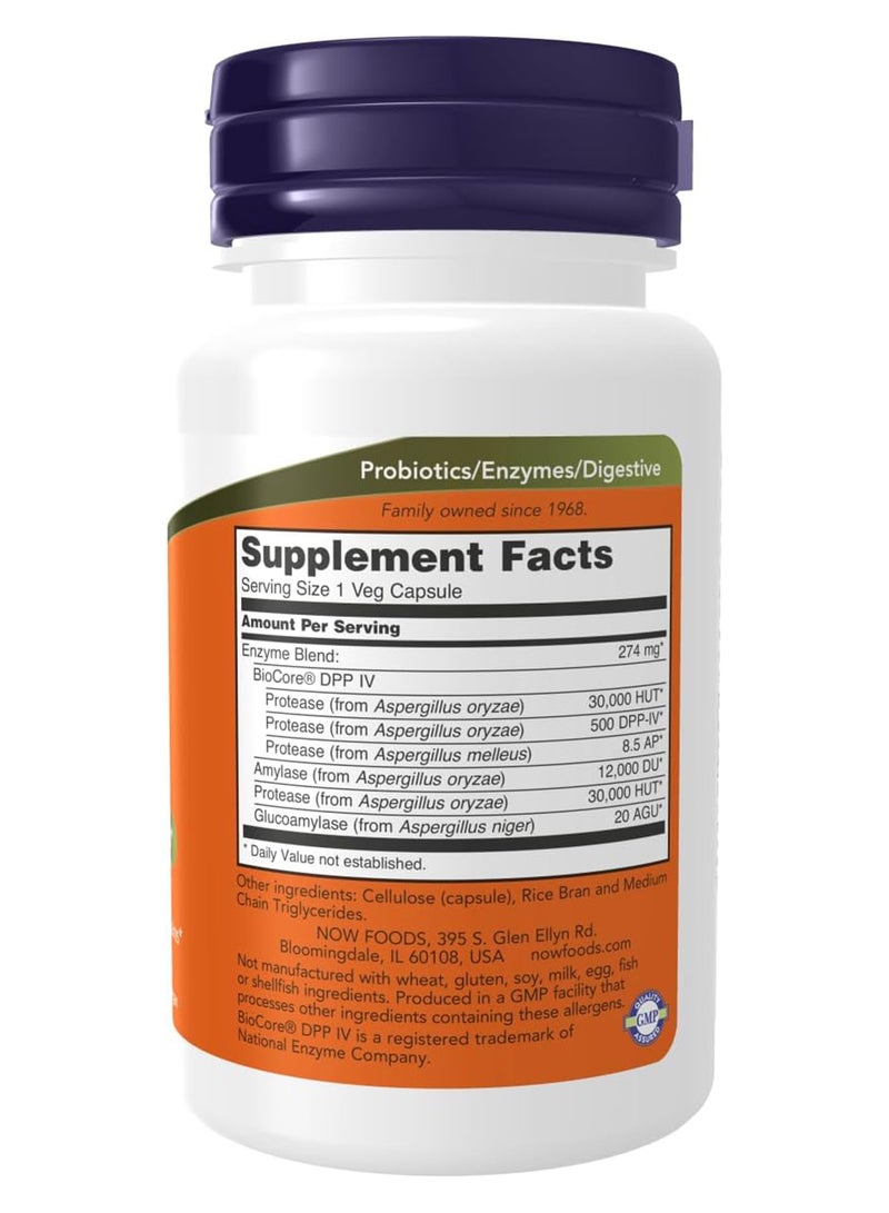 now Gluten Digest Enzymes 60 Veg caps - Image 2