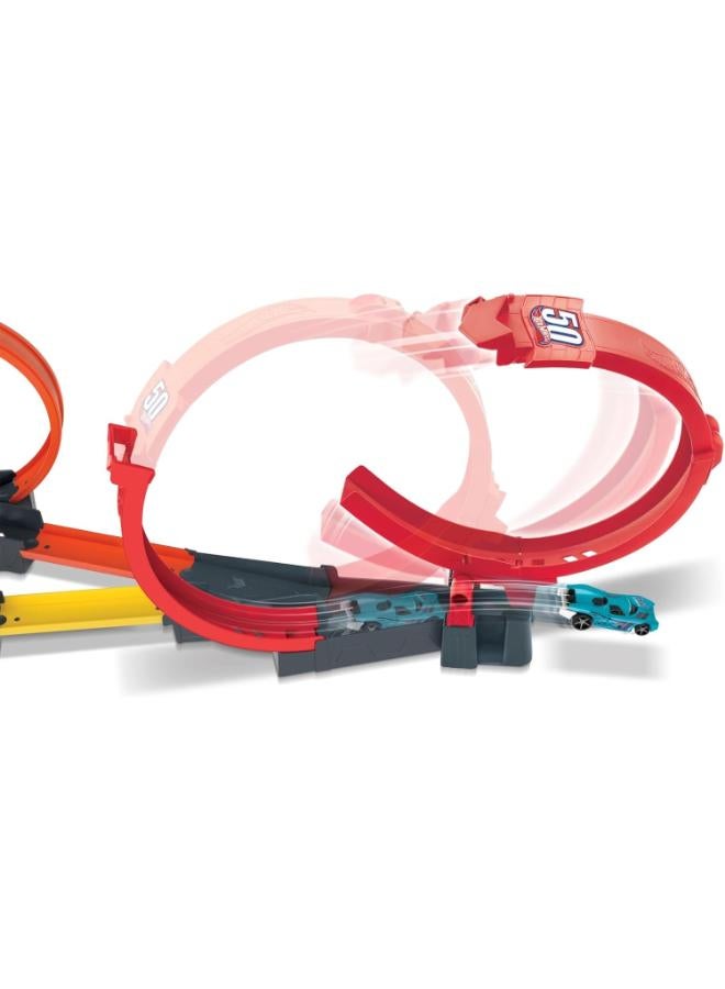 Hot Wheels HDR83 Multi-Loop Race Off Playset, With 1 Car, Gift for Kids 4 to 10 - Image 3