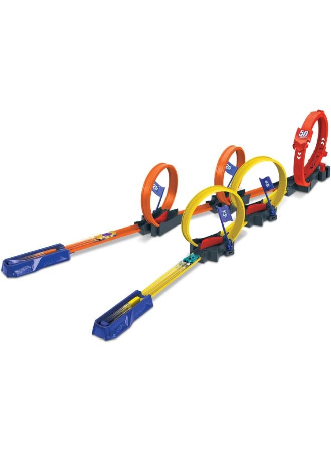 Hot Wheels HDR83 Multi-Loop Race Off Playset, With 1 Car, Gift for Kids 4 to 10 - Image 5