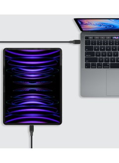 Momax Momax Flow 100W USB-C to USB-C 3m Braided Cable, Fast Charging, and Data Transfer, Black  - Image 4