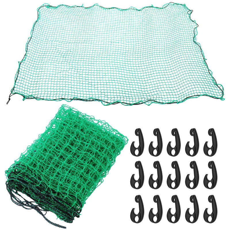 Heavy Duty Truck Bed Cargo Net 2x3 Meters with Elastic Cord and 15 Hooks for Load Protection - Image 2