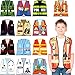 JaGely 13 Pieces Kids Dress up Clothes Toddlers Community Helper Dress up Vest Career Role Play Costumes Cosplay Clothes for Girls and Boys Pretend Play Party Supplies 13 Styles - Image 3