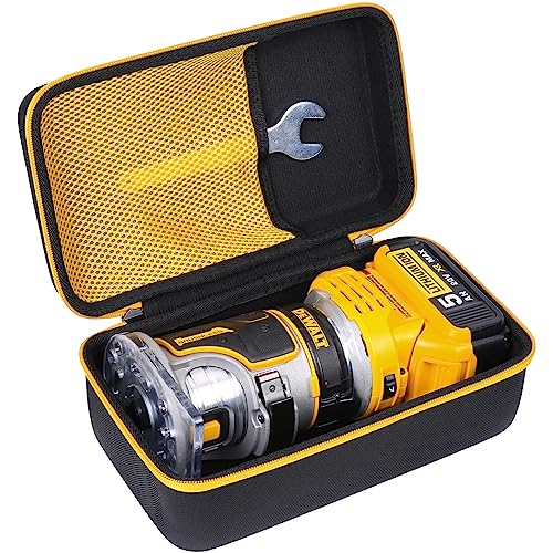 Khanka Hard Case replacement for DEWALT 20V Max XR Cordless Router, Brushless, Case Only (DCW600B) - Image 2