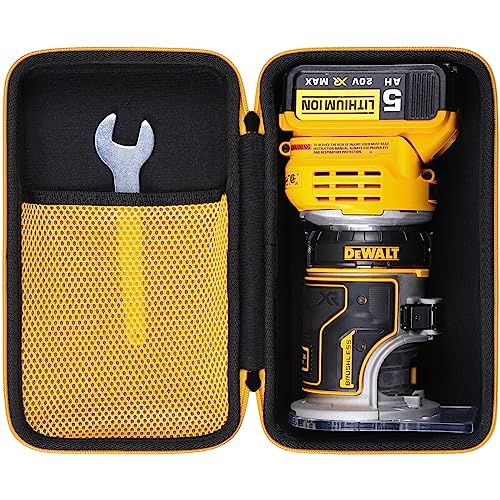 Khanka Hard Case replacement for DEWALT 20V Max XR Cordless Router, Brushless, Case Only (DCW600B) - Image 1