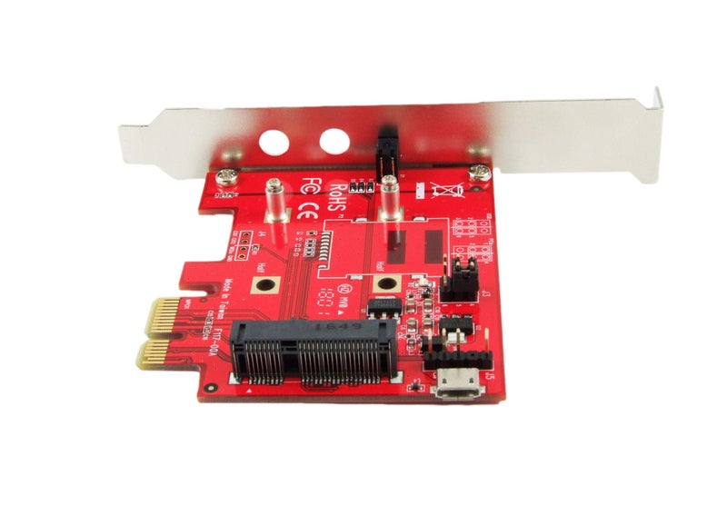 Ableconn PEX-MP117 Mini PCI-E to PCI-E Adapter Card - Mini PCIe to PCIe Adapter - mPCIe to PCIe - Ideal for Wireless Mini PCI Express Card, TAA - Image 3
