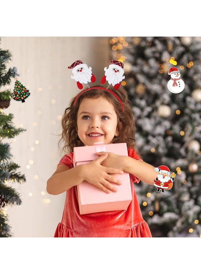 توك رباط رأس على شكل قرون حيوان الرنة عقال خفيفة الوزن مريحة للنساء للاحتفال بالكريسماس، رباط شعر، إكسسوارات زينة سانتا كلوز، هدايا للكريسماس، ديكور حفلات الأعياد