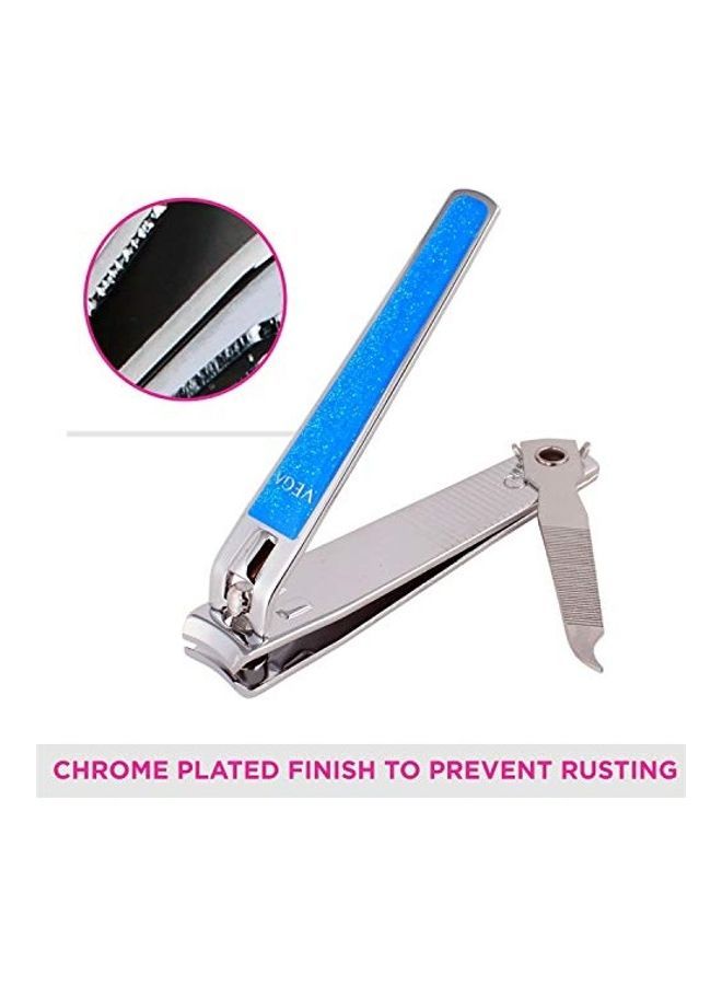 نيبمينينت طقم أدوات العناية بالقدمين من قطعتين أخضر/فضي/أزرق - Image 3