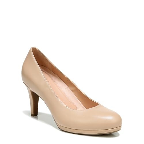 Naturalizer Womens Michelle Pump Tender Taupe Leather 11 M - Image 1