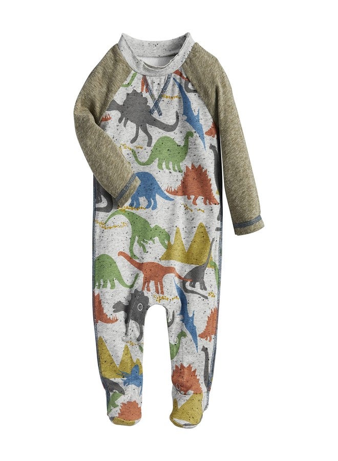 Mud Pie Baby Boys' Dino Sleeper, 0-3 Months - Image 1