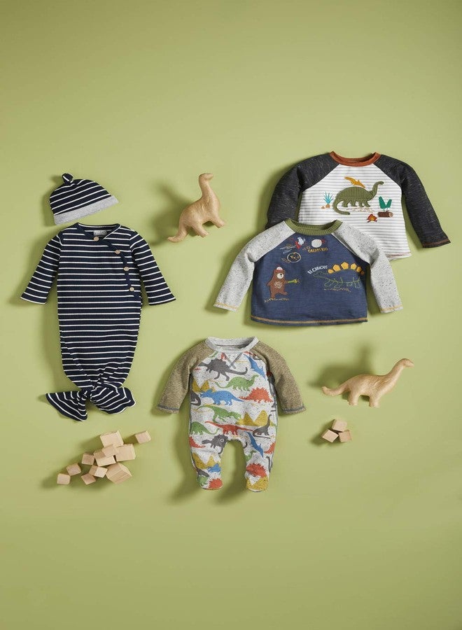 Mud Pie Baby Boys' Dino Sleeper, 0-3 Months - Image 2