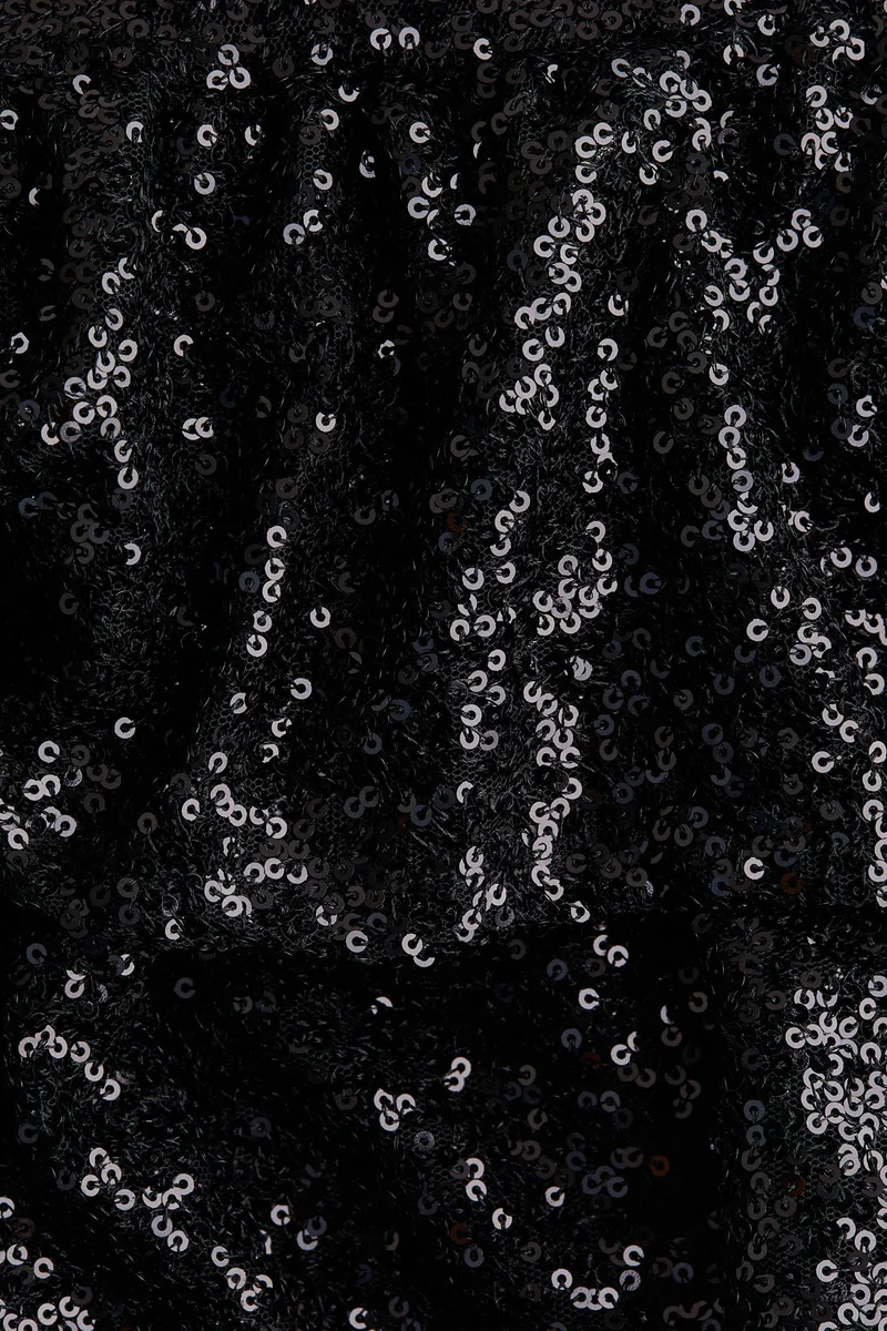 H&M Tiered sequined skirt