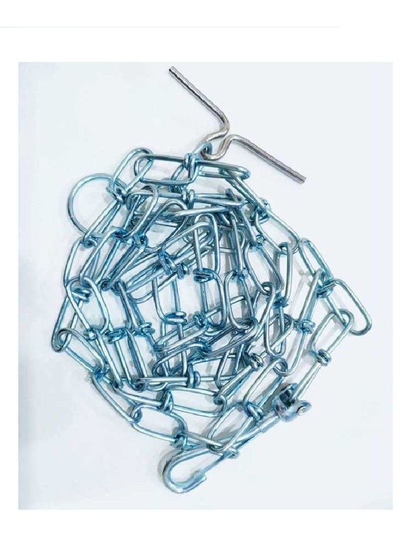 Single Clasp Zincification Tie-Out Chain 3mm x 180cm