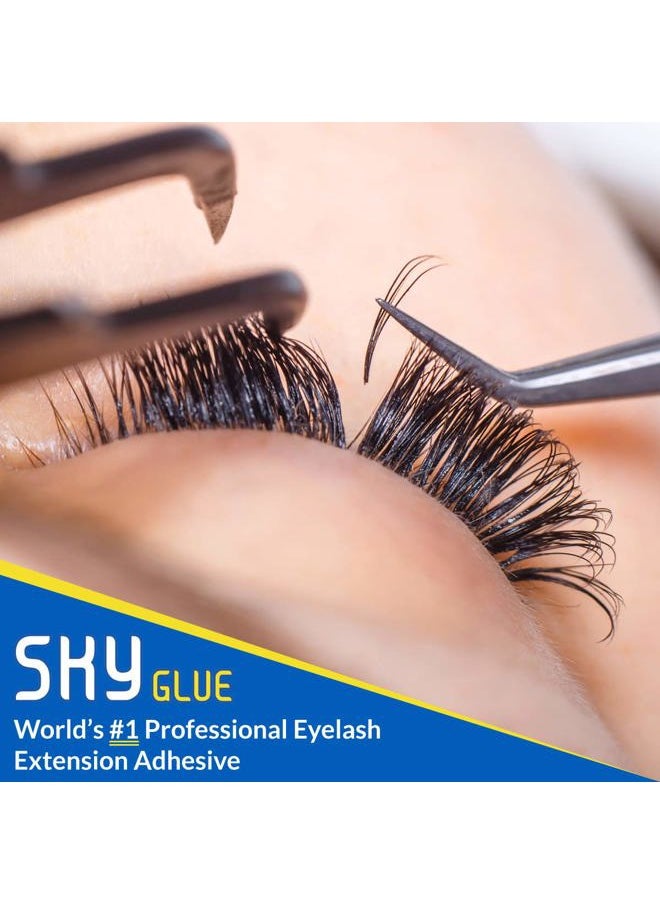 beau lashes Sky Glue for Eyelash Extensions S+ | Super Strong Lash Extension Glue | Professional Black Adhesive for Long Lasting Semi Permanent Individual Lash Extensions | Fast Drying / 7+ Week Retention 5ml  - Image 4