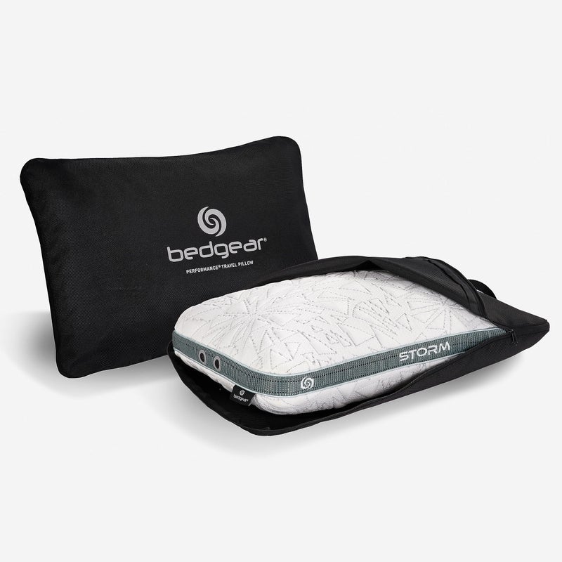 Bedgear Storm Performance Pillow â€“ Cooling Bed Pillow for Hot Sleepers, Medium Firm Support for All Sleep Positions â€“ Dual-Sided Comfort, Breathable Air-X Mesh, Washable Ver-Tex Cover, Travel Size - Image 1