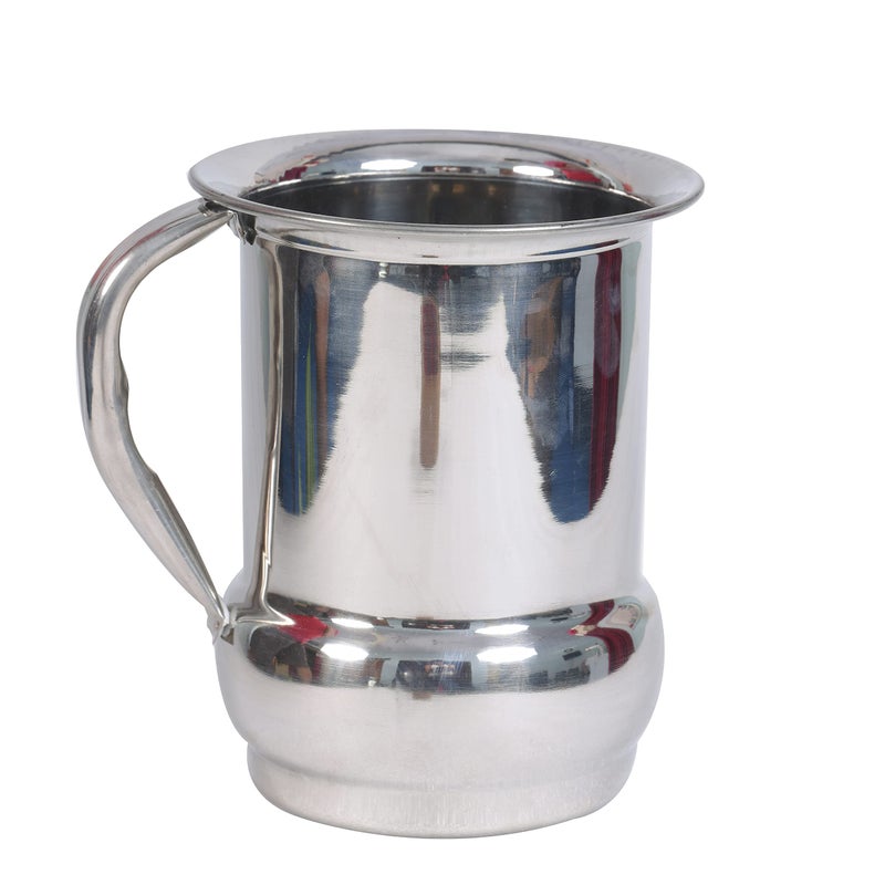 Craftic Design Steel Water Jug Pitcher for Home and Kitchen Dining Table Jug, 2000ml, 1Pc - Image 1