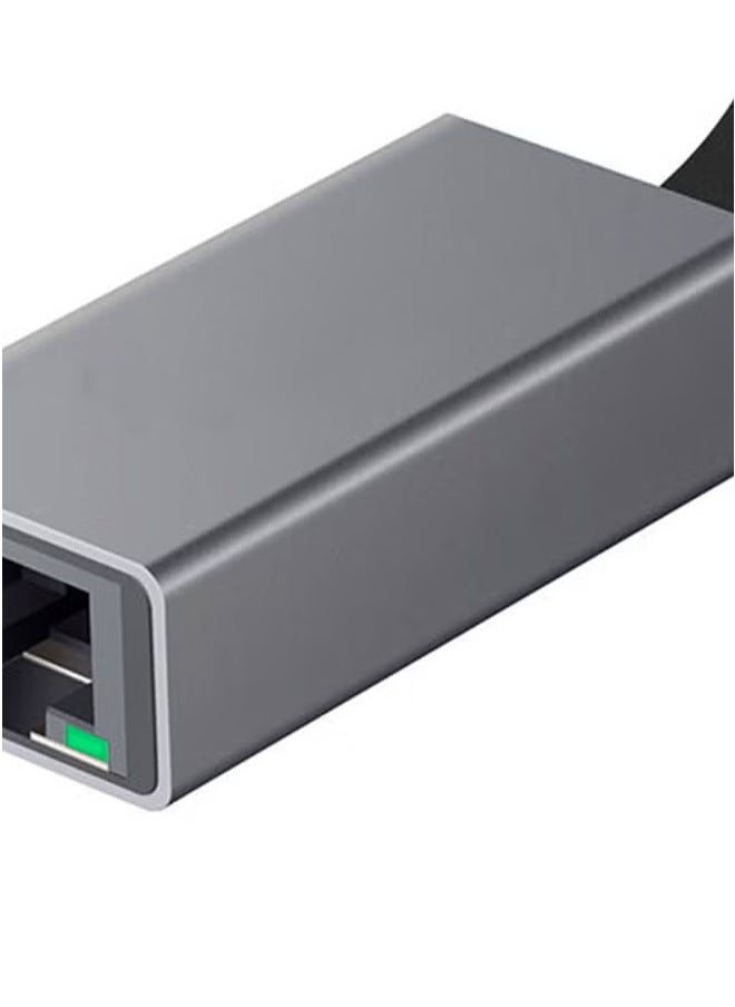 Generic USB-C to Ethernet Adapter, Aluminium High-Speed USB Type-C to 1Gbps RJ45 Gigabit Ethernet LAN Network Adapter for MacBook Pro, MacBook Air, Surface book, Chromebook, XPS, Samsung S10, S10+  - Image 3