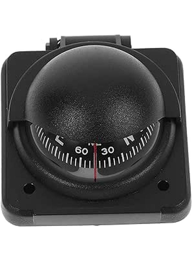 Adjustable Magnetic Declination Car Compass Ball Dashboard Mount for Vehicle Navigation - Image 1