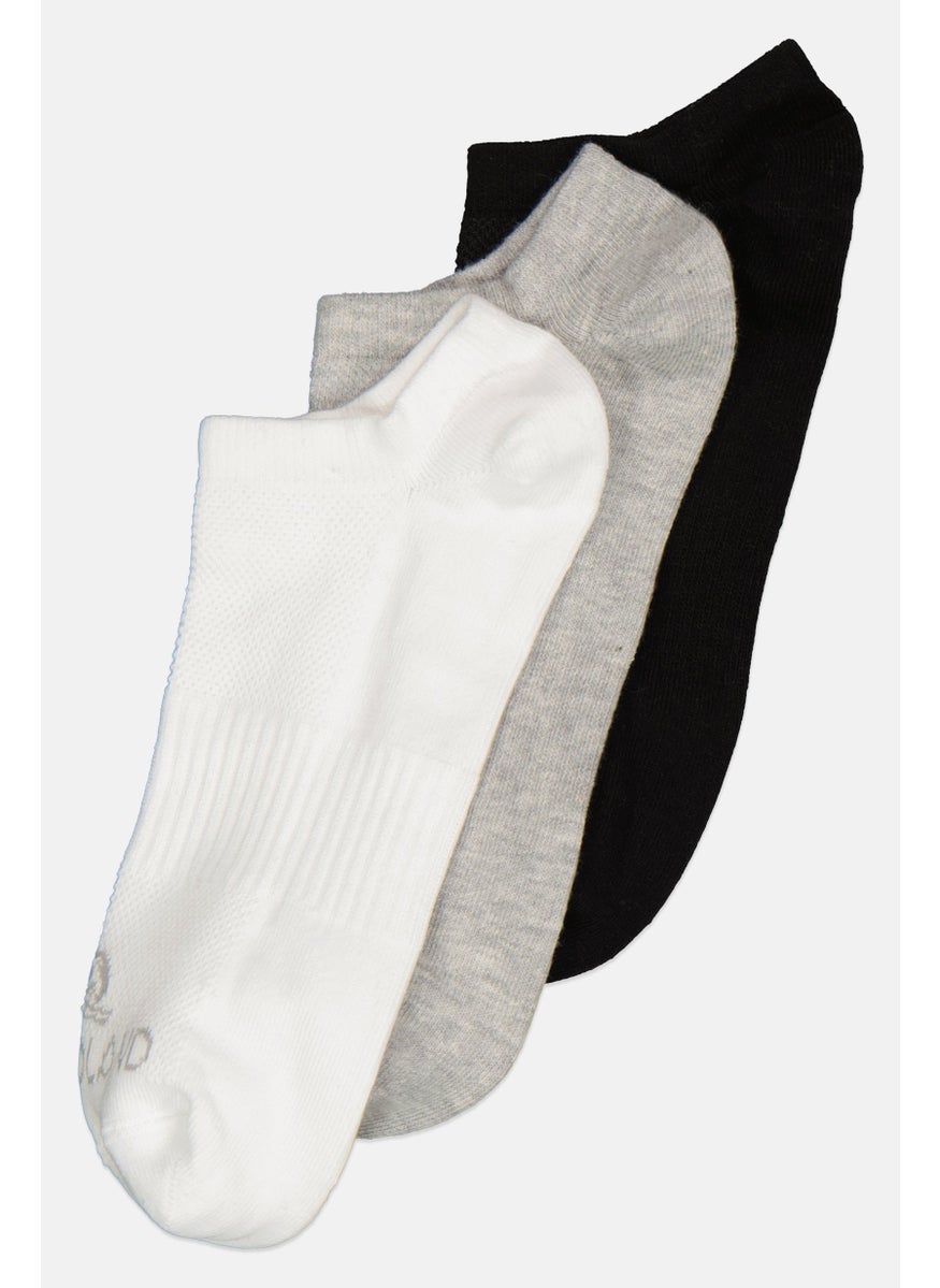 Nordland Men 3 Pair Lightweight Ankle Socks, Multicolor  - Image 2
