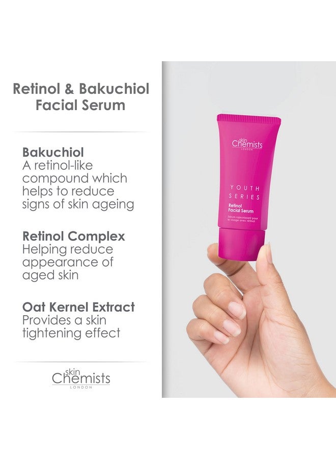 Skin Chemists Retinol Bakuchiol Facial Serum With Hyaluronic Acid Retinol Serum For Face With Advanced Antiaging Formula Rejuvenate Smooth And Brighten Your Skin 30Ml V2 - Image 3