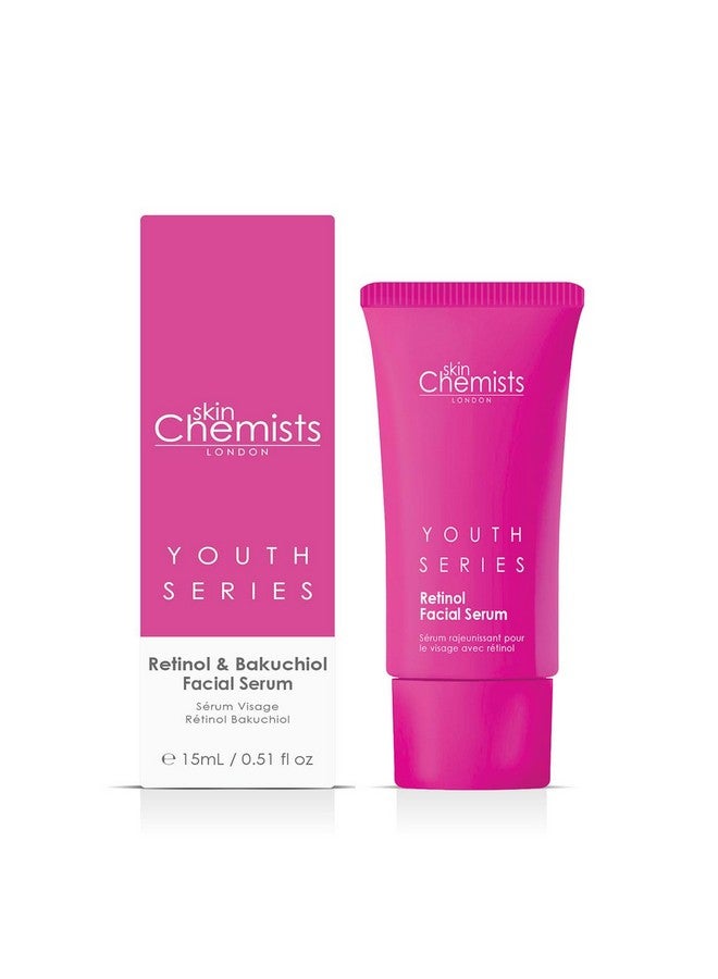 Skin Chemists Retinol Bakuchiol Facial Serum With Hyaluronic Acid Retinol Serum For Face With Advanced Antiaging Formula Rejuvenate Smooth And Brighten Your Skin 30Ml V2 - Image 1