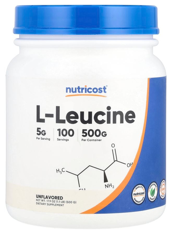 Nutricost L-Leucine Unflavored 17.9 oz  (500 g)