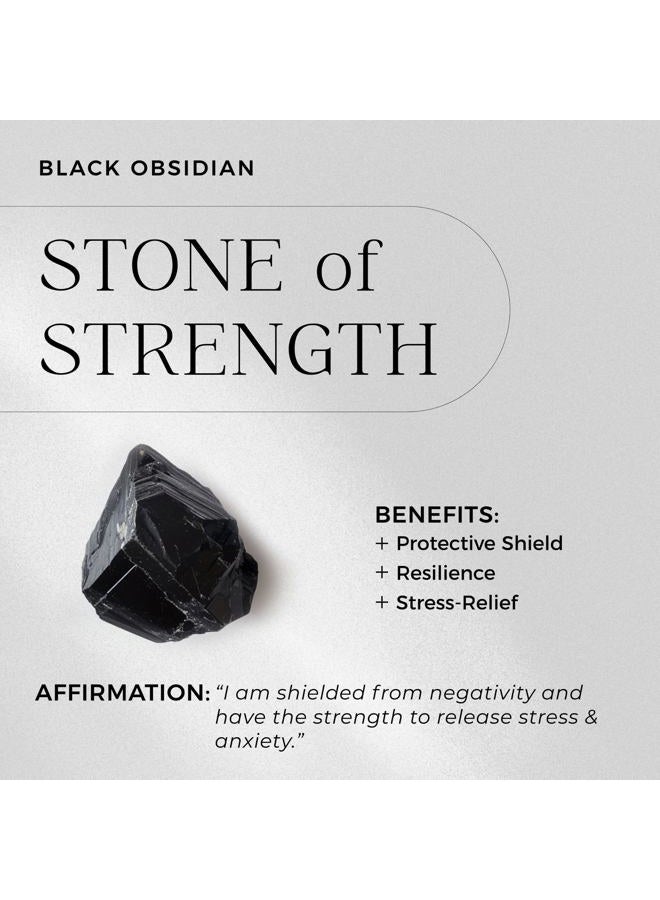 Moon Magic Black Obsidian Ring | Onyx Ring for women Multi Color/Real 925 Sterling Silver | 18k Rose Yellow Gold Birthstone Rings for Women/Genuine Gemstones, 7, Gemstone, Obsidian - Image 5