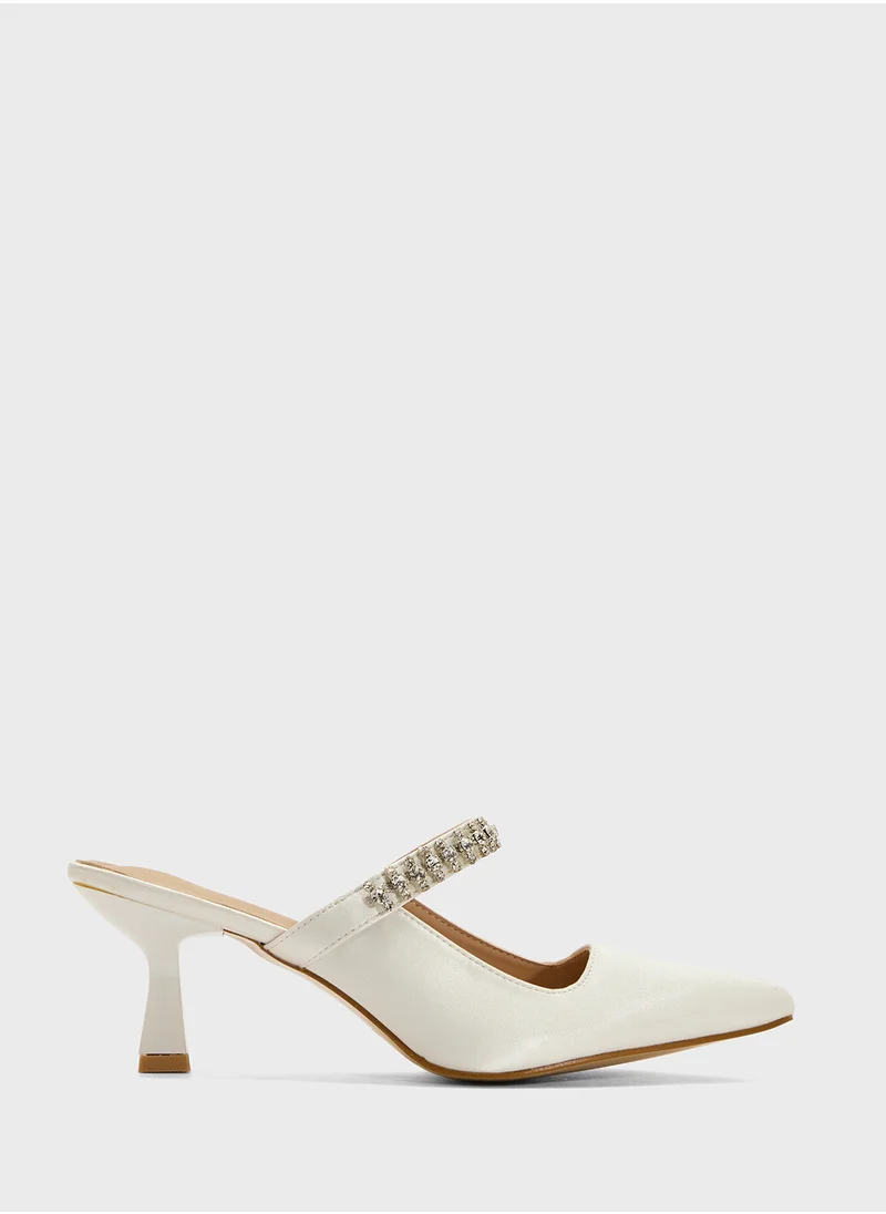 ايلا ليمتد اديشن Diamante Heeled Pump