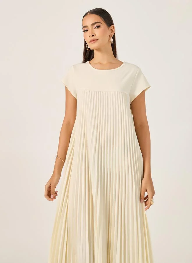 ستايلي Pleated A-Line Dress