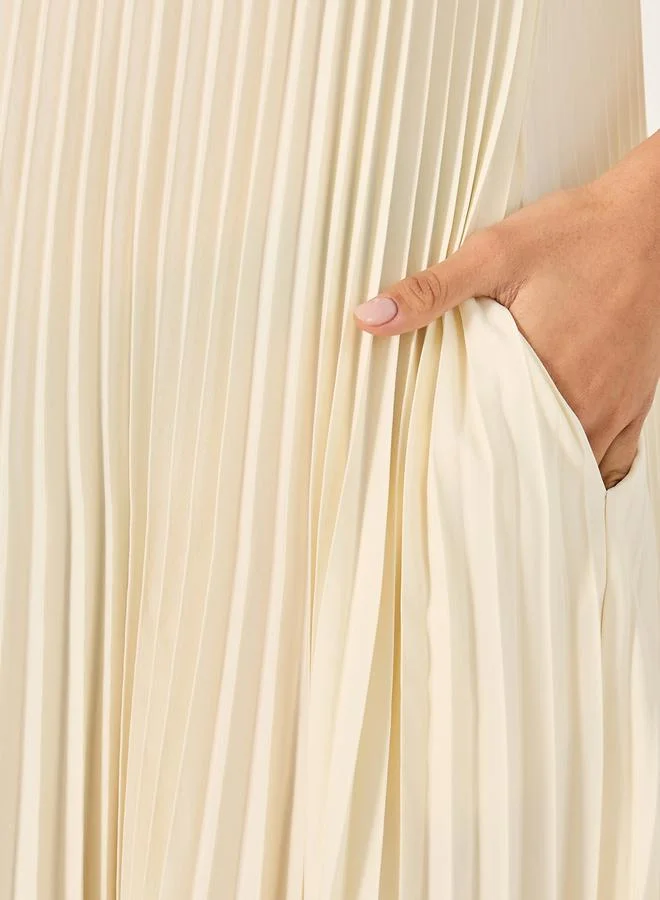 ستايلي Pleated A-Line Dress