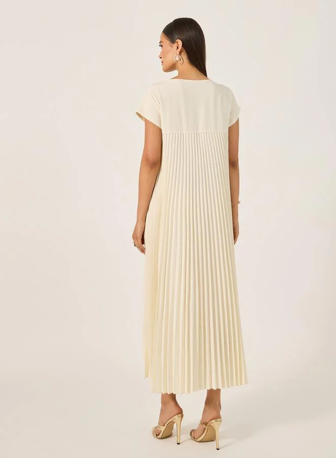 ستايلي Pleated A-Line Dress