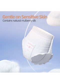 SEEDNUR Disposable Period Pants for Sanitary Protection, 10 Count Sanitary Pads Pant Style, Protective, Breathable and Moisture Wicking Underwear for Women, Super Guard Fitting Pants Design Slim Fit Size XL  - Image 5
