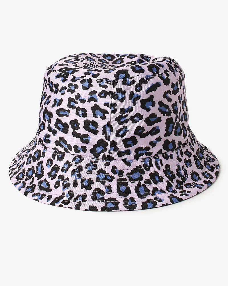 Haute Sauce Purple Animal Print Bucket Cap